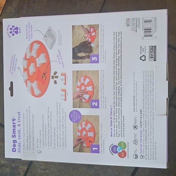 Outward Hound Dog Smart Orange and White Level 1 Puzzle NIB - Picture 3 of 7